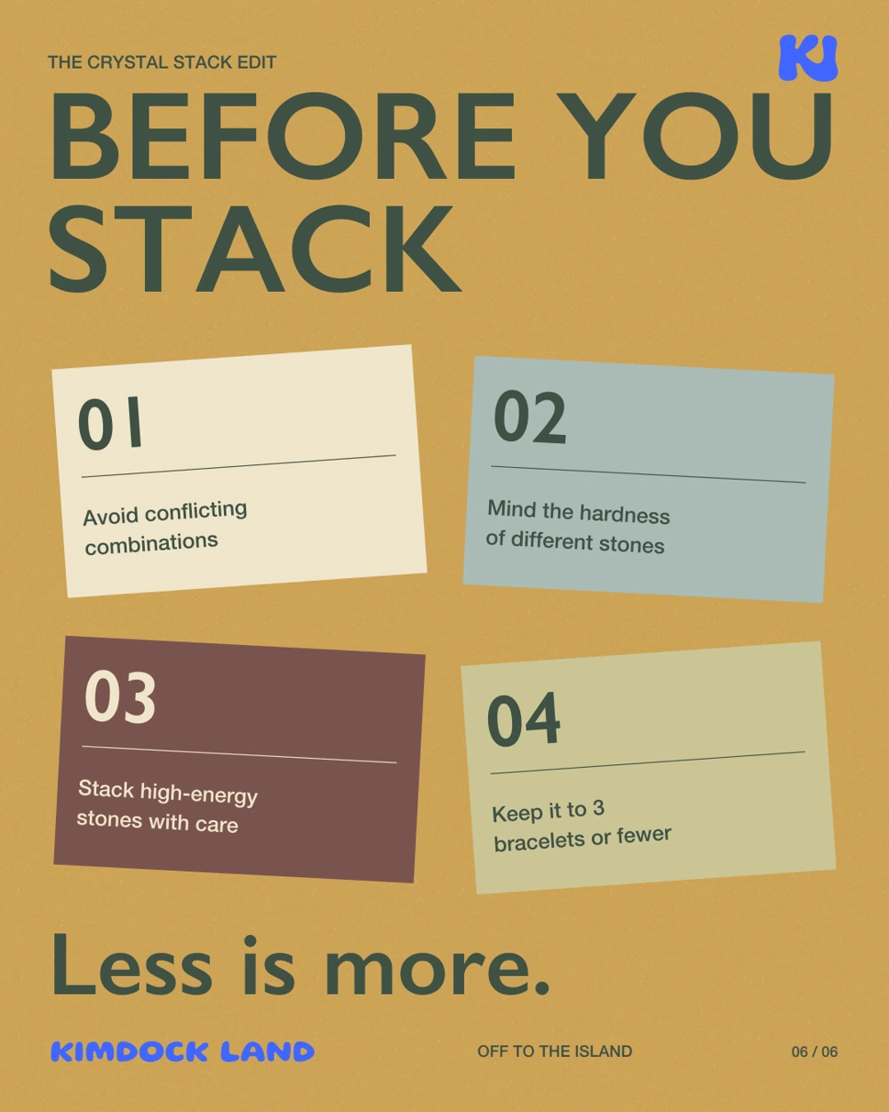 Before You Stack 搭配提示