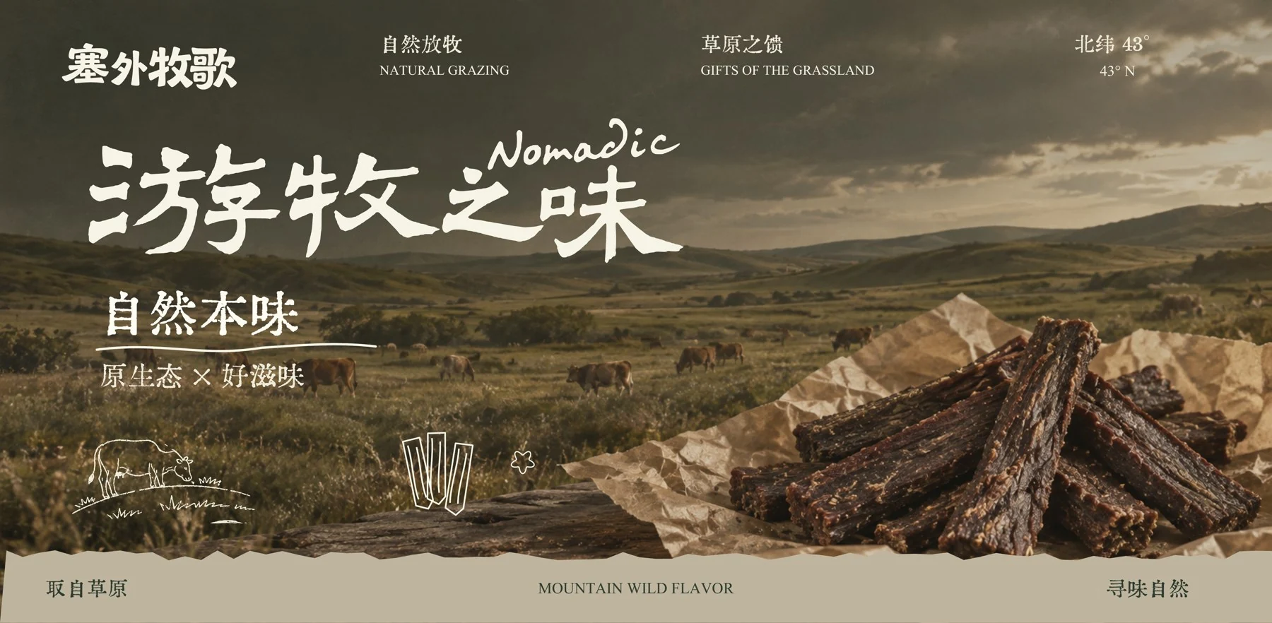 游牧之味自然本味横幅